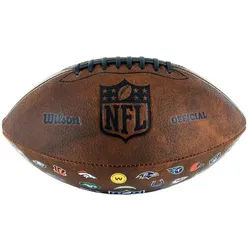 XTREM toys & sports Football Wilson American Football NFL Junior Throwback 32 Team Logo braun