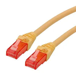 ROLINE Patchkabel Cat.6 UTP, Component Level, LSOH, gelb, 3 m