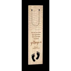 Lesezeichen Wo du nur eine Spur gesehen hast