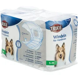 TRIXIE Windeln für Hündinnen, S–M: 28–40 cm, 12 Stück