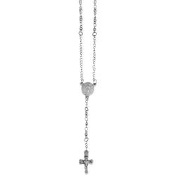 Adelia ́s Kette ohne Anhänger Unisex Halskette mit Anhänger – Kreuz aus Edelstahl, Zum Verschenken – ideal zum einfach so silberfarben