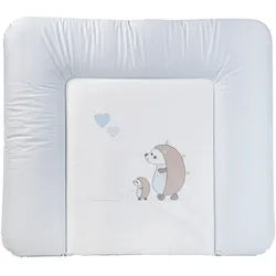 Patinio Wickelauflage , Blau, Weiß , Kunststoff , Füllung: Polyester , 85x72 cm , Made in EU, Oeko-Tex® Standard 100 , abwischbar , Baby & Kindermöbel, Babyzimmer, Wickelkommoden & Zubehör