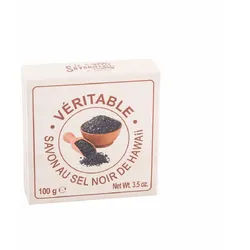 La Savonnerie de Nyons - Hawaiianische schwarze Salzseife 100 g