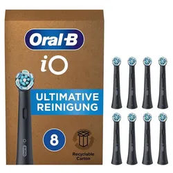 Oral-B Aufsteckbürsten iO Ultimative Reinigung 8er - Aufsteckbürsten - schwarz schwarz