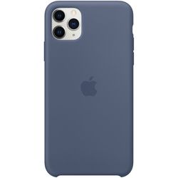 Apple Silikon Case (iPhone 11 Pro Max) Alaska Blau