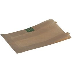 WISEFOOD 500 Stück - Brotbeutel Papier - 225x140+2x30mm