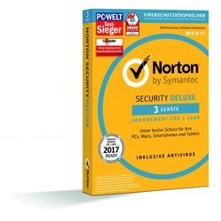 Symantec Norton Security Deluxe 3.0, 5 Geräte - 3 Jahre, Download Win/Mac/Android