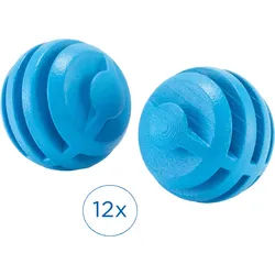 Trocknerball RUCO, blau, Ø:3,5cm, Kunststoff, Wäschekugeln, spart Zeit und Geld, Kunststoff