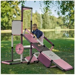 QUADRO Spielturm Evolution Home, Modulares Stecksystem, ab 6 Monaten, Made in Germany, UV-stabil lila