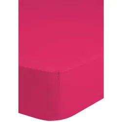 Mid.you Spannleintuch , Pink , Textil , 140x200 cm , Oeko-Tex® Standard 100 , Rundumgummi, bügelleicht, spielend leicht zu überziehen , Heimtextilien, Bettwäsche & Leintücher, Leintücher, Spannleintücher