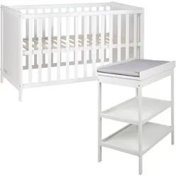 Roba Kinderzimmerset 3-tlg roba Style grau , Holzwerkstoff , 66x76x123 cm , Babymöbel & Kindermöbel, Babyzimmer