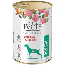 4 Vets für Hunde Hepatic 400g