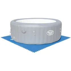 Bestway Pool-Bodenschutzfliese FlowclearTM Set, 9 Stück a 50 x 50 cm, blau