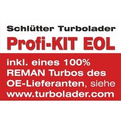 SCHLÜTTER TURBOLADER Turbolader mit Anbaumaterial für VW Passat B6 Seat Altea Xl Golf V Caddy III Audi A3 Skoda Octavia II Superb Toledo Touran EOS