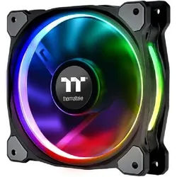 Thermaltake Riing Plus 12 RGB (120 mm, 3 x), PC Lüfter, Schwarz