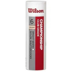 Wilson Badmintonball Championship 6PC WH 78 STK