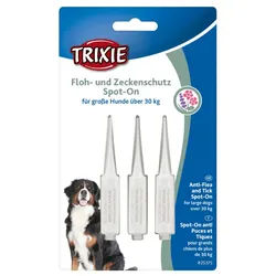 TRIXIE Floh- und Zeckenschutz Spot-On, große Hunde, 3 x 5 ml