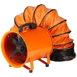 VEVOR Bauventilator 255-W-AC-Motor Baugebläse 2830 U/min Baulüfter Gebläse 1720 CFM (2922 m3/h) Axiallüfter mit 10 m Schlauch Axialgebläse 79 dB Geräuschpegel Industrielüfter