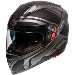 Premier Vyrus ND 17 BM Helm, schwarz-silber, Größe XS