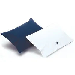 DR. WINKLER Rechteckkissen aufblasbar mit Bezug, ca 25 x 35 cm blau 1 Stück