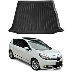 OMAC Kofferraummatte Kofferraumwanne für Renault Grand Scenic 3 2010-2023 5 trg Schwarz (1 St), für Renault Grand Scenic III 2010-2021 Renault Grand Scenic III 2010-2021, Einfache Installation,Antirutsch,Leicht zu reinigen,Leichtgewicht schwarz