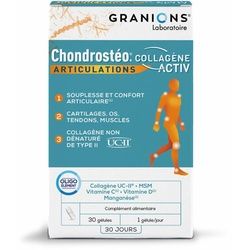 Laboratoire des Granions® Chondrostéo®+ Collagène Activ Articulations