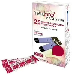 medpro® Maxi & mini Teststreifen 2x25 St Unisex