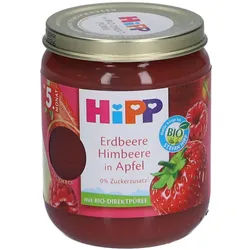 HiPP Erdbeere Himbeere in Apfel ab dem 5. Monat