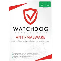 Watchdog Anti-Malware 2025/2026 | 5 Geräte / 2 Jahre | Download + Produktschlüssel