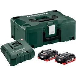 Metabo Basis-Set 2 x LiHD 4.0 Ah + Metaloc