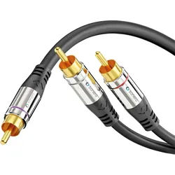 Sonero Subwoofer Cinch Audio Y-Kabel 2m