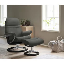 Stressless® Fußhocker »Sunrise«, mit Signature Base, Gestell Schwarz Stressless® dark grey Q2 FARON