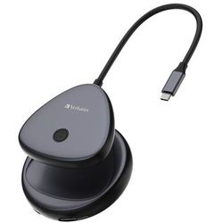 Verbatim Share My Screen WDA-02, 4K Wireless Video-Adapter mit Hub