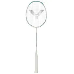 Victor Badmintonschläger Auraspeed 9 R (ausgewogen/flexibel) weiss/grün - besaitet