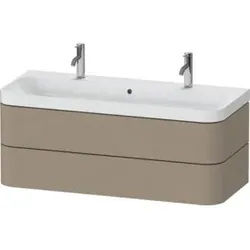 Duravit Möbelwaschtisch Happy D.2 Plus 117,5x49cm, 2 Schubkästen, leinen
