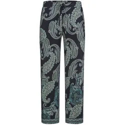 Le pantalon 7/8 Sanne Green Cotton noir