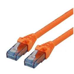 ROLINE Patchkabel Cat.6A UTP, Component Level, LSOH LAN-Kabel, RJ-45 Männlich (Stecker), RJ-45 Männlich (Stecker) (30.0 cm) orange