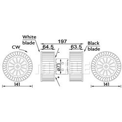 MAHLE Innenraumgebläse 12V für BMW 3