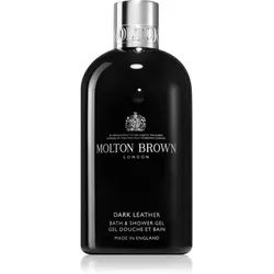 Molton Brown Dark Leather Bath & Shower Gel entspannendes Dusch - und Badegel 300 ml