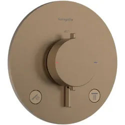 hansgrohe Ecostat Comfort S Thermostat 33715140 Unterputz, für 2 Verbraucher, 24 l/min, brushed bronze