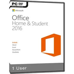 Microsoft Office 2016 Home and Student (1 Nutzer)