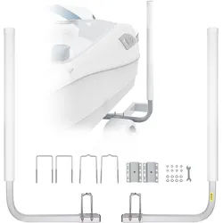 VEVOR L-Form 1,1 m Anhängerpfahl Bootsanhänger Anleitung Kurbelstütze Bootsführung, 30 cm Einstellbare Breite Boat Trailer Guide-on, Ersatzteile und Zubehör für Skiboot Fischerboot Segelbootanhänger