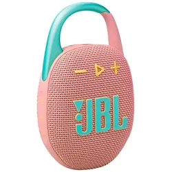 JBL Clip 5 Bluetooth-Lautsprecher (Bluetooth, 7 W, ultra-kompakt, wasser- und staubgeschützt (IP67), 7 Watt RMS) rosa