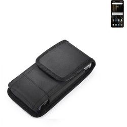 K-S-Trade Kameratasche für UMIDIGI Power 3, Holster Gürteltasche Holster Gürtel Tasche wasserabweisend Handy schwarz