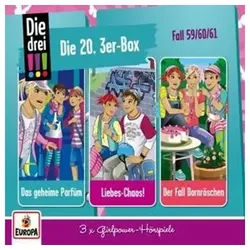 United Soft Media Hörspiel Die drei !!!: Die 20. 3er Box (Folgen 59, 60, 61) (drei...
