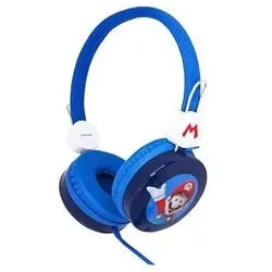 Super Mario Kids Core Wired Headphones - Blue