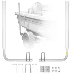 VEVOR L-Form 1,1 m Anhängerpfahl Bootsanhänger Anleitung Kurbelstütze Bootsführung, 30 cm Einstellbare Breite Boat Trailer Guide-on, Ersatzteile und Zubehör für Skiboot Fischerboot Segelbootanhänger