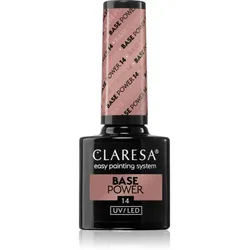 Claresa UV/LED Base Power Basislack für Gelnägel Farbton 14 5 g