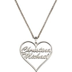 Firetti Namenskette »Schmuck Geschenk Silber 925 Halskette mit deinem Namen« Firetti silberfarben>
