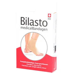 Bilasto Fussgelenkbandage XL Ferse geschloss beige